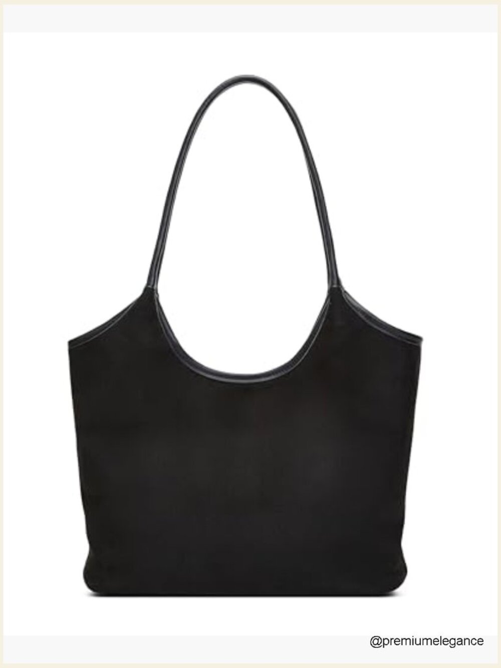 Vintage French Bow Tote Bag Large Capacity Hobo Shoulder Bag Satchel Purse - Picture 3 of 7